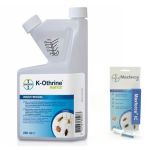 Set insecticid K-Othrine Partix SC 250 ml si gel Bayer Max Force 5 gr anti plosnite de pat, gandaci