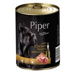 Hrana umeda Piper Adult, Inimi de pui si Orez brun, 400 g