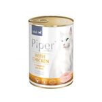 Hrana umeda pentru pisici, Piper Cat, carne de pui, 400 g