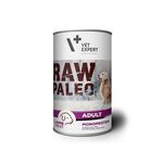 Hrana umeda pentru caini, RAW PALEO, conserva monoproteica, adult, carne de miel, pachet 5 X 400 g