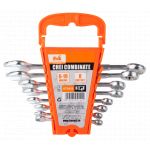 Chei combinate 8 piese, tip ETS, marime 6-8-9-10-13-14-17-19 mm, Evotools