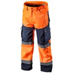 Pantaloni de lucru cu vizibilitate ridicata softshell portocalii nr.m/50 neo tools 81-751-m