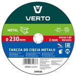 Disc debitare metal t41 230x22x2.0 mm verto 61h536
