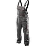 Pantalon cu pieptar de lucru gri nr.ld/54 neo tools 81-430-ld
