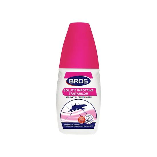 Lotiune pentru copii Bros spray impotriva tantarilor si capuselor - 50 ml