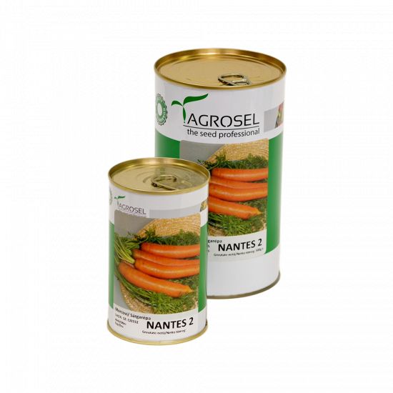 Seminte de morcovi Nantes 2, 500 grame, Agrosel