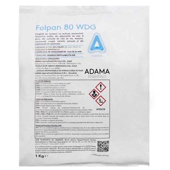 Fungicid Folpan 80 WDG - 1KG