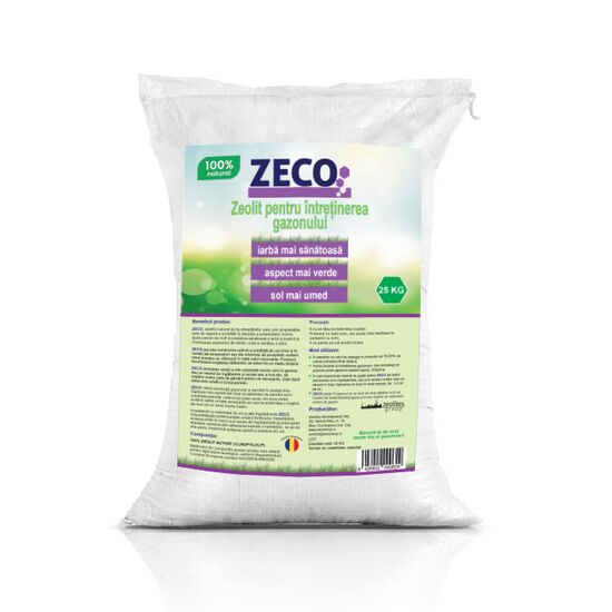PROMO - 2x ZECO - Zeolit pentru întreținerea gazonului, 25 kg ZECO + Aditiv pentru hrana câinelui HamHam, 400 grame