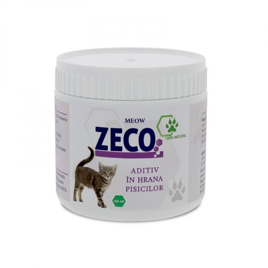 ZECO - Aditiv în hrana pisicilor Meow, 200 grame