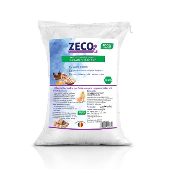 ZECO - Aditiv furajer pentru păsări ouătoare, 25 Kg