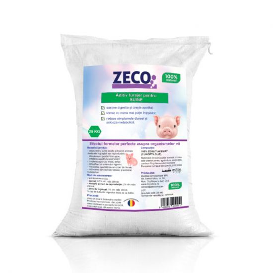 ZECO - Aditiv furajer pentru suine, 25 kg
