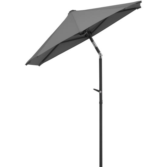 Umbrela Salerno gri 150/228 cm