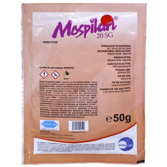 Insecticid Mospilan 20 SG 50 GR.