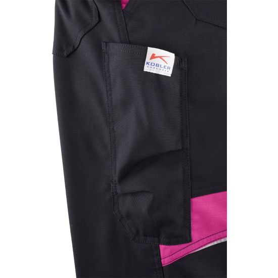 Pantaloni de lucru ergonimici Kübler negru-roz marimea 40