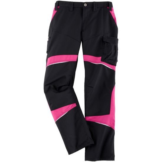 Pantaloni de lucru ergonimici Kübler negru-roz marimea 46