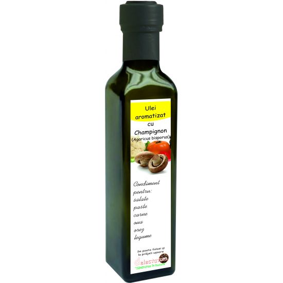 Ulei aromatizat cu Champignon (Agaricus bisporus) 100% natural, 100 ml