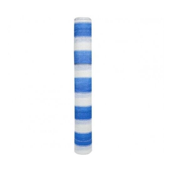 Plasa umbrire multicolor Alb-Albastru 10x2 metri  [GU] 95%