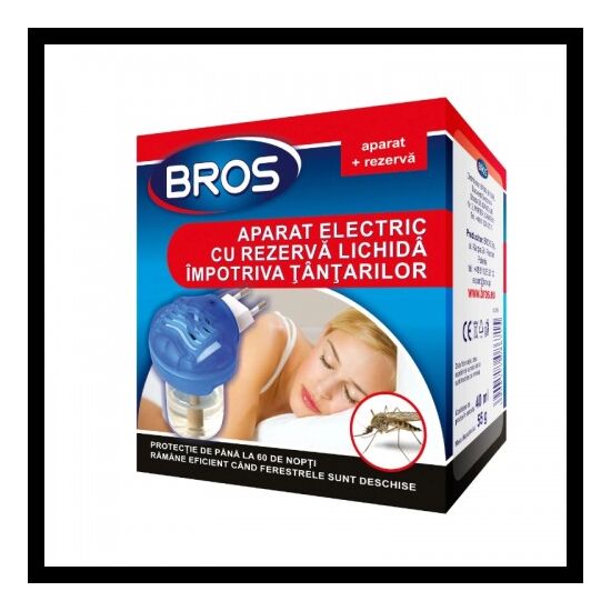 Bros - Aparat electric + rezerva lichida impotriva tantarilor 40ml