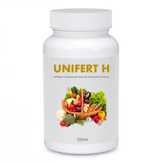 Fertilizant universal pentru toate tipurile de culturi vegetale Unifert H, 250 ml, SemPlus