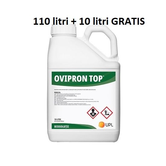 Pachet promotional Insecticid-Acaricid Ovipron Top, 10 litri, 110 litri + 10 litri GRATIS
