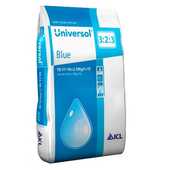 Ingrasamant hidrosolubil Universol Albastru, 18+11+18+2 MgO + ME, 25 Kg, ICL Specialty Fertilizers