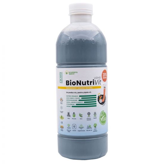 Ingrasamant organic natural BioNutrivit, 0.6 litri