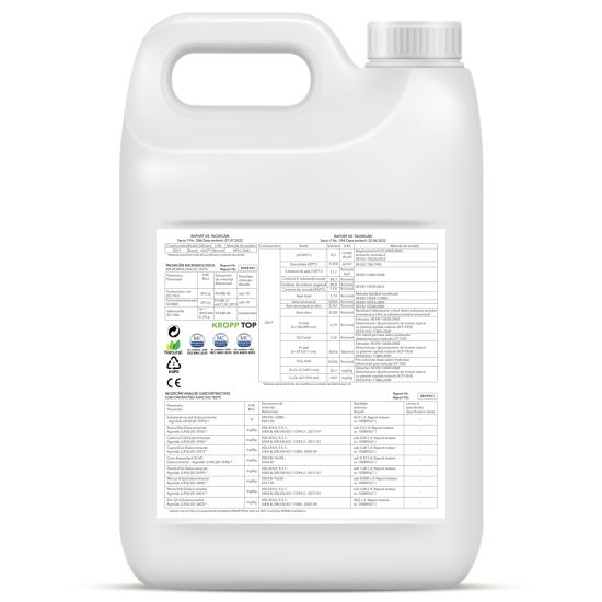 Kropp Top, fertilizant organic lichid de tip PFC1, CMC6 cf. Reg. (CE) 1009/2019 pentru porumb, floarea-soarelui, grau, orz, lucerna, bidon 10L