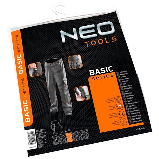 Pantaloni de lucrul nr.52 neo tools 81-420-l