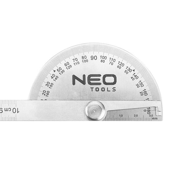 Raportor cu rigla 100 mm neo tools 72-320