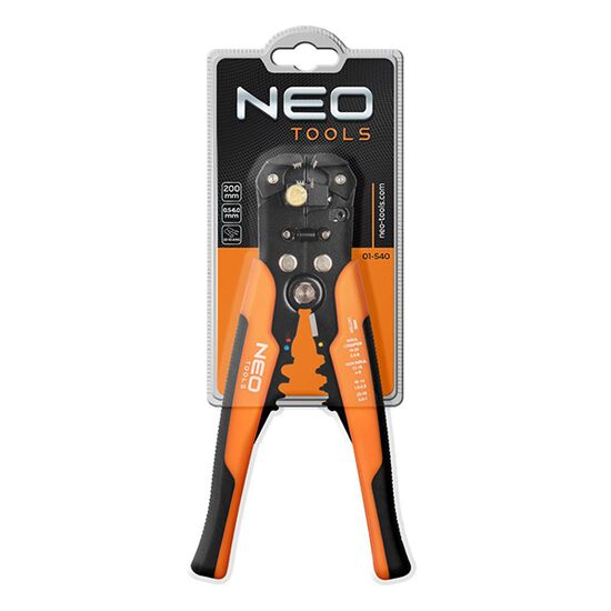 Cleste de sertizare 200mm automat 0,5 -6 mm2, awg 22-10 frontal neo tools 01-540