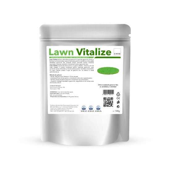 Lawn Vitalize, Produs natural pe baza de microorganisme si nutrienti pentru gazon, 100 g