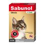 Zgarda antiparazitara pisici, SABUNOL CAT, gri, 35 cm