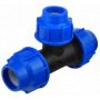 Teu redus pentru instalatii de apa din PEHD, tip 14820-6-4, diametre 40 mm - 32 mm - 40 mm, Plastic Alfa